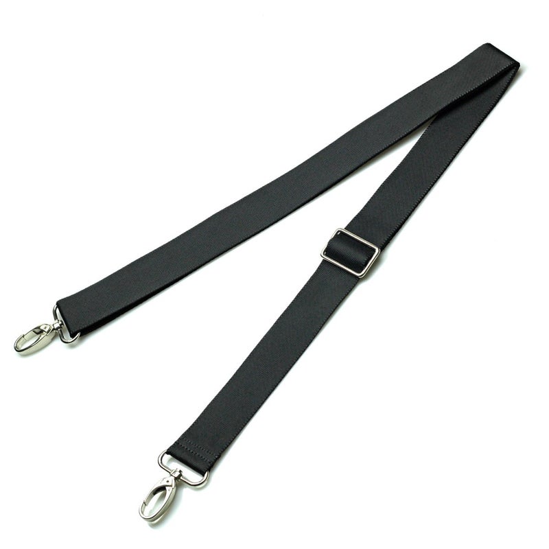 Hibate Black 55" x 1.5" Shoulder Bag Strap Replacement for Crossbody Duffle Messenger Bags Straps - Image 2